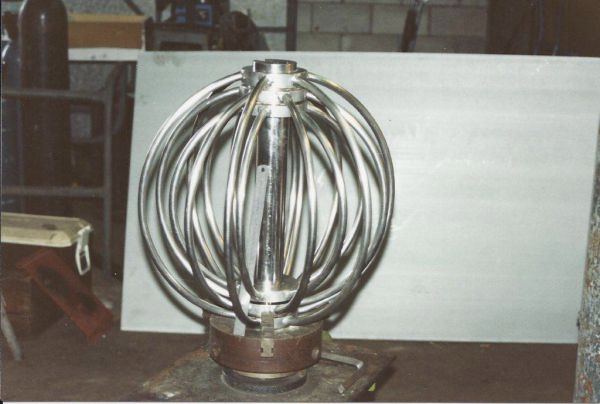 Stainless wire sphere fabrication