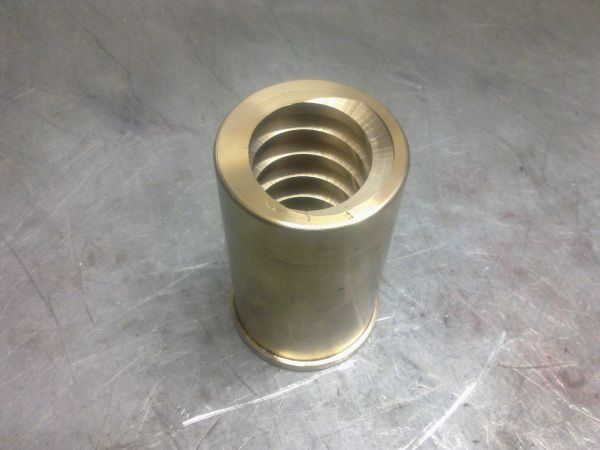 Machined bronze bushing